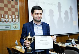 Сотрудник Банка ВТБ (Армения) Арсен Нагдалян стал победителем шахматного турнира Orange Premier