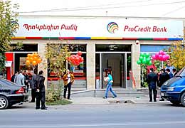 ProCredit Bank перезапустил обновленный филиал "Арташат"