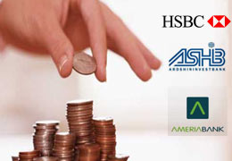 HSBC Bank Armenia, Ardshininvestbank and Ameriabank still Top 3 banks of Armenia by net profits 