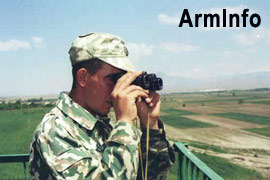 Azerbaijani armed forces fire at Azerbaijani-Armenian border  