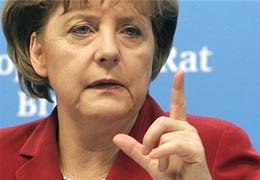 Merkel in soft tones explains Germany