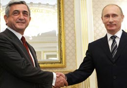 President of Russia arrives in Armenia with a  state visit