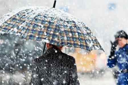 В выходные по всей Армении ожидается погода без осадков, в середине недели ожидается снег с дождем